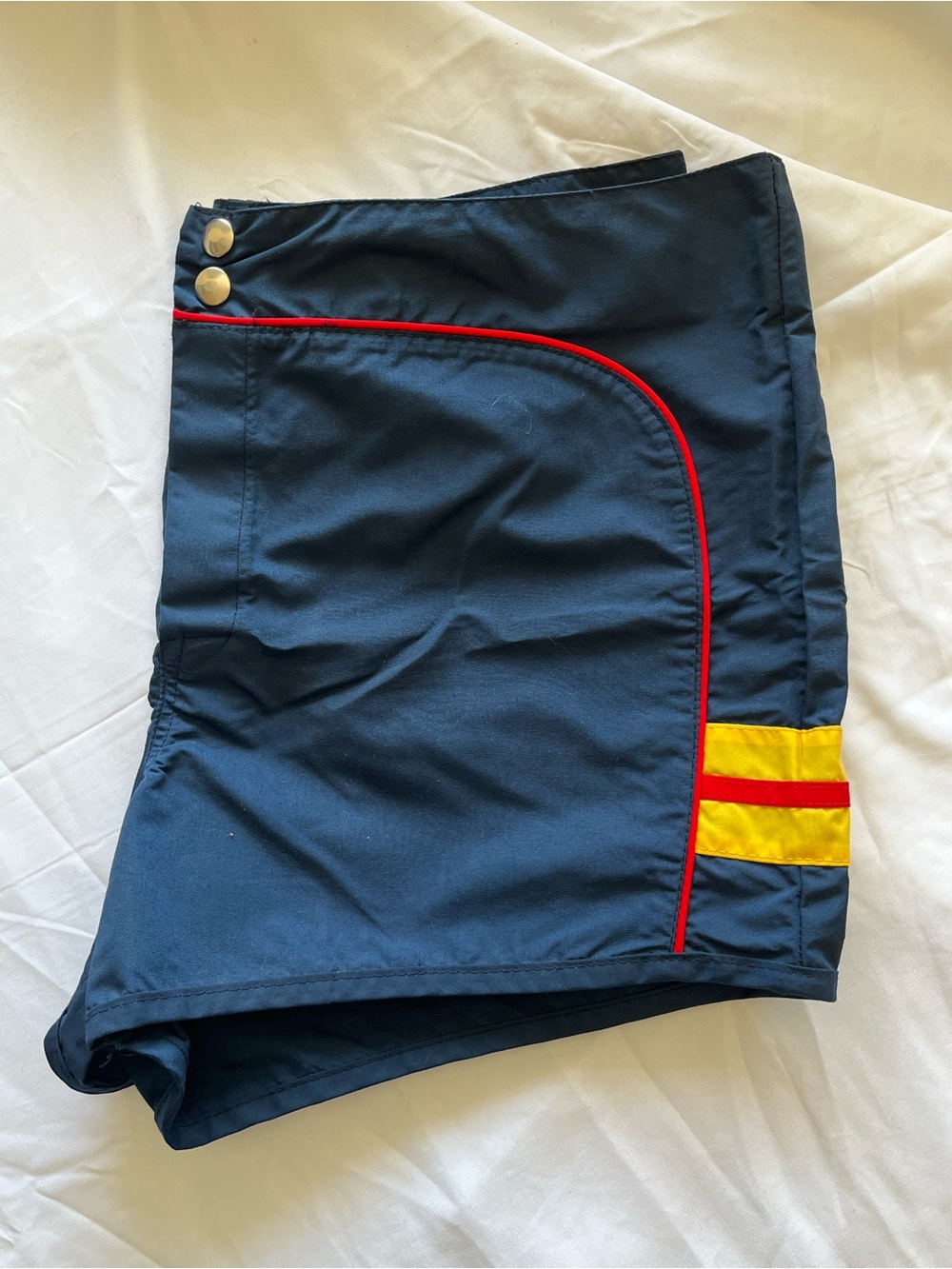 Vintage 70s Jantzen Boomer Men's Navy Athletic Swim Shorts Trunks Size 36